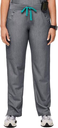 FIGS Kade Cargo Scrub Pants for Women - Black, M Tall in Saudi Arabia