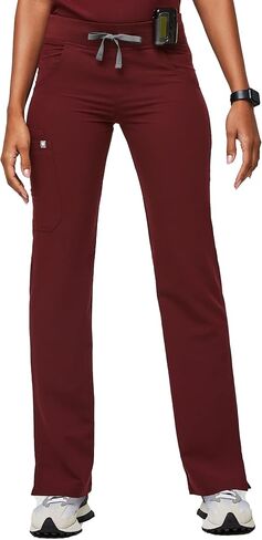 FIGS Kade Cargo Scrub Pants for Women - Black, M Tall in Saudi Arabia