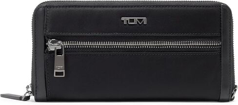 Tumi Zip Around Continental, Black/Gunmetal, One Size in Saudi Arabia