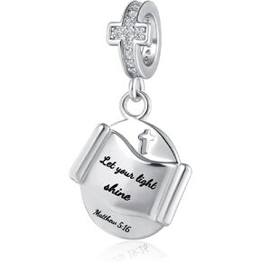 MiWangLing المسيحية الكتاب المقدس آية القلب سحر الصلاة الإيمان الخرزة لسوار الأوروبي هدية النساء in Kuwait