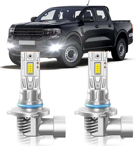 مناسب لسيارة Ford 2004-2024 F150 2005-2022 F250 F350 F450 مصابيح الضباب أو DRL، 6000K أبيض بارد 700% سطوع، حقيقي 1:1 حجم التوصيل والتشغيل، حزمة من 2 in Kuwait