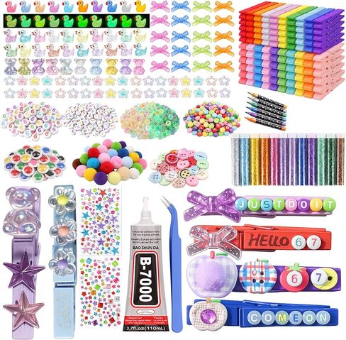 U ATE Spoon Cheer Pins with 67 Trend – 100 Set DIY Cheer Wooden Clips Craft Kit,Spoons, Letters,Numbers & Fake Food Decorations, Team Spirit Gifts Bulk for Cheerleading, Backpacks & Class Projects in Saudi Arabia