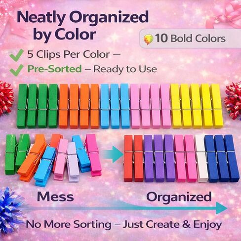 U ATE Spoon Cheer Pins with 67 Trend – 100 Set DIY Cheer Wooden Clips Craft Kit,Spoons, Letters,Numbers & Fake Food Decorations, Team Spirit Gifts Bulk for Cheerleading, Backpacks & Class Projects in Saudi Arabia