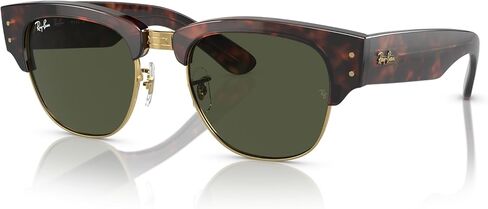 نظارة شمسية Ray-Ban MEGA CLUBMASTER RB0316S HAVANA ON BLU على إطار معدني مع عدسة رمادية متدرجة زرقاء in Kuwait