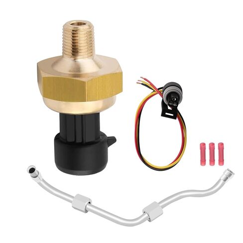 Exhaust Back Pressure EBP Tube Sensor & Wire Harness, Compatible with Ford 6.0L V8 Turbo Diesel F250 F350 F450 F550 Super Duty Excursion 363 2003-2004, Replace 598-113 EGR172 EBP Tube Sensor Set in Saudi Arabia
