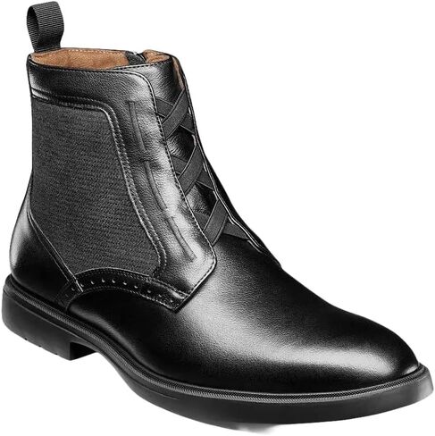 Stacy Adams Men's Thompson Elastic Lace Inside Zip Boot Fashion in Saudi Arabia