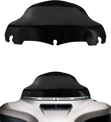 الزجاج الأمامي للدراجة النارية من Smoke مقاس 9 بوصات متوافق مع Harley 2014-2023 Touring Street Glide Electra Glide Ultra Limited Tri Glide FLHT FLHX FLHXS FLHTK in Kuwait