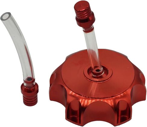 Fuel Gas Tank Cap with Breather Valve Compatible For Taotao Dirt Pit Bike 50cc 70cc 90cc 110cc 125cc 140cc 150cc 160cc(RED) in Saudi Arabia