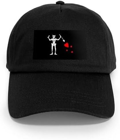 CafePress Blackbeard Flag Cap Adjustable Baseball Cap in Saudi Arabia