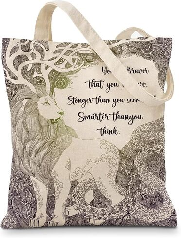 Geondos Whimsical Fairy Little Elf Canvas Tote Bag, Vintage Black White Line Fantasy Totes Reusable Shopping Bag for Casual Vacation Shopping Work, Gift for Fairy Tale Lover in Saudi Arabia