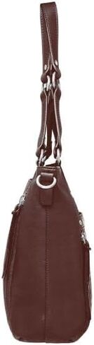 حقيبة كتف Gun Tote'n Mamas للسيدات من Gun Tote'n Mamas - حقيبة كتف مخفية منقوشة من نوع Boho - بني in Kuwait