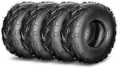 145/70-6 Tires,145 70-6 Go Kart Tires 145/70x6(14x6-6) Fit for Coleman CC100X CT100u,4-Ply,Directional Tread,Tubeless,Set of 2 in Saudi Arabia