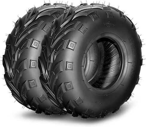 إطارات 145/70-6، إطارات 145 70-6 Go Kart 145/70x6(14x6-6) مناسبة لكولمان CC100X CT100u، 4 طبقات، مداس اتجاهي، بدون أنابيب، مجموعة من 2 in Kuwait