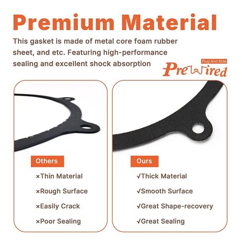 طقم سدادة حشية الغطاء الأساسي لهارلي 2007-2016 Twin Cam Touring Electra Glide FLHT، Road Glide FLTR، Street Glide FLHX، Road King FLHR in Kuwait