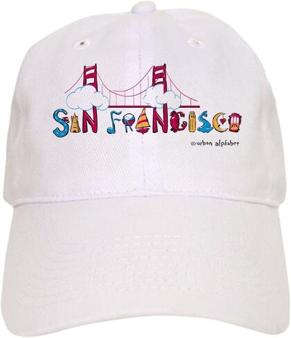 قبعة بيسبول CafePress San Francisco قابلة للتعديل in Kuwait
