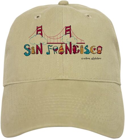 قبعة بيسبول CafePress San Francisco قابلة للتعديل in Kuwait