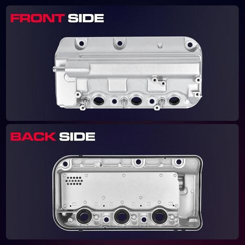 ترقية غطاء صمام المحرك الأمامي من الألومنيوم مع حشية تناسب Honda 08-17 Accord، 08-17 Odyssey، 09-15 Pilot، Ridgeline، Crosstour، مناسب لـ 12-15 Acura TL RDX، V6 3.5L، استبدال # 12310R70A00 in Saudi Arabia