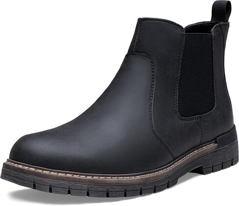 أحذية Jousen الرجالية الكاجوال سهلة الارتداء أحذية تشيلسي للكاحل للرجال in Kuwait