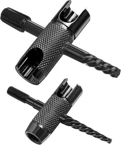 أدوات تركيب الشحوم، أداة تركيب الشحوم 4 اتجاهات تناسب 1/4"-28 SAE، 1/8"-NPT، M10x1 M8x1 وملاءمة الشحوم بمقاس سداسي 3/8" 5/16" 7/16"، أداة متعددة لـ قم بإزالة تركيب إعادة تركيب الشحوم التالفة in Kuwait