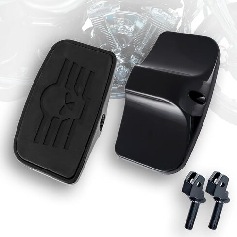 Driver Footpeg Passenger Peg Floorboard Footboard for Yamaha Xvs Vstar Virago Stryker Xvs950 Xv1100 Xvs1300 Etc (Eagle, Chrome) in Saudi Arabia