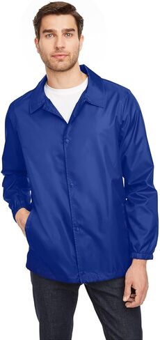 Team 365 Adult Zone Protect Coaches Jacket L Sport Royal in Saudi Arabia