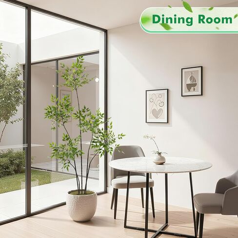 Giegxin 6ft Faux Bamboo Tree Indoor Artificial Nandina Tree Realistic Large Fake Plants Potted Planter Tall Foliage Floor Plant for Home Office Corner Room Decor Greenery Housewarming Gift(Green) in Saudi Arabia