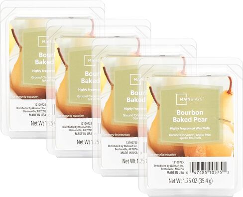 مكعبات شمع معطرة من مينستايز، 1.25 أونصة، 4 عبوات (قطن طازج) in Kuwait