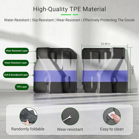 حصيرة تخزين الصف الثاني تحت المقعد متوافقة مع بطانة منظم المقعد الخلفي Ford Maverick 2022-2024 لملحقات Ford Maverick 2022 2023 2024 (نموذج البنزين) in Kuwait