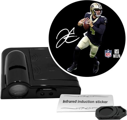 Josh Allen Buffalo Bills LED Car Door Light – Officially Licensed NFL Wireless Projector with Josh Allen Image – Battery-Powered, 2.5" x 2.5" in Saudi Arabia