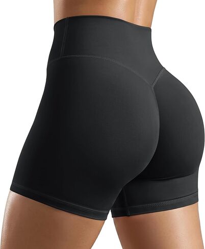 ODODOS Women's Hidden Scrunch Butt Lifting Shorts 5" Inseam - No Front Seam High Waist Booty Sculpting Yoga Biker Shorts in Saudi Arabia