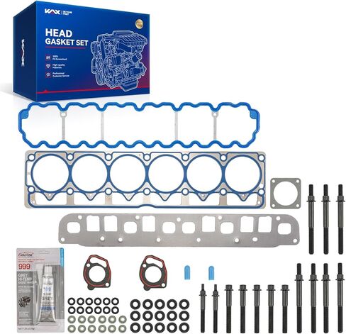 KAX Head Gasket Set Compatible with Jeep Wrangler 2000-2006, Grand Cherokee 1999-2004, Cherokee 1999-2001, for 4.0L Engine Cylinder Head Gasket Kit, OE# HS26211PT, HS9076PT-4, ES71102 in Saudi Arabia