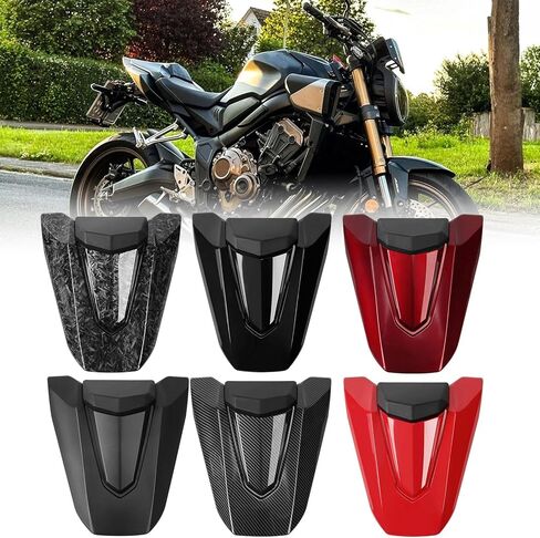 WOOGA Motorcycle Accessories CB 650 R/CBR 650 R Rear Seat Pillion Cowl Fairing Cover Hump Cowl ABS Plastic fit for Ho&n&da CB650R/ CBR650R Modified Parts 2024&UP (Matte Black) in Saudi Arabia