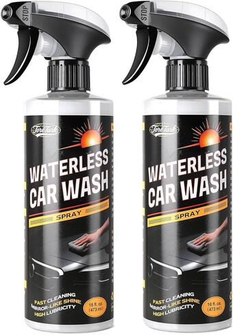 Waterless Car Wash Spray, High-lubricity Ingredients Safe Formula, 3-in-1 Ceramic Protective Coating, Motorcycle Cleaner, Car Cleaning Spray for Detailing, Spray and Wash for SUV, Truck, RV in Saudi Arabia
