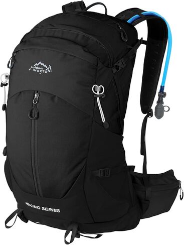 IX INOXTO Hiking Backpack, Camping Backpack, 30L Waterproof Hiking Daypack with 3L Water Bladder and Rain Cover (Khaki) in Kuwait