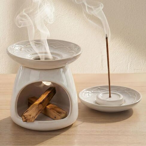 Incense Holders for Sticks, Cone, Sage Holder for Burning, Palo Santo Burner for Meditation Room Home Decor in Saudi Arabia