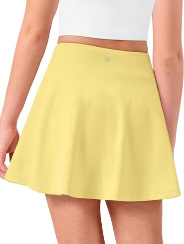 Girls Tennis Skirt with Pockets Pleated Athletic Skort Kids Golf Running School Uniform 2-in-1 Skirts Size 5-15Y in Saudi Arabia