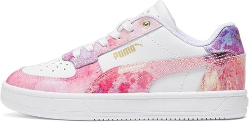 حذاء رياضي PUMA Caven، أبيض فضي أسود، 13 US للجنسين للأطفال الصغار in Kuwait