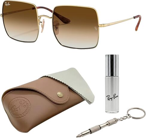Ray-Ban RB1971 SQUARE 1971 CLASSIC Square Shaped Sunglasses for Men & Women with Official RAYBAN Eyewear Kit in Saudi Arabia