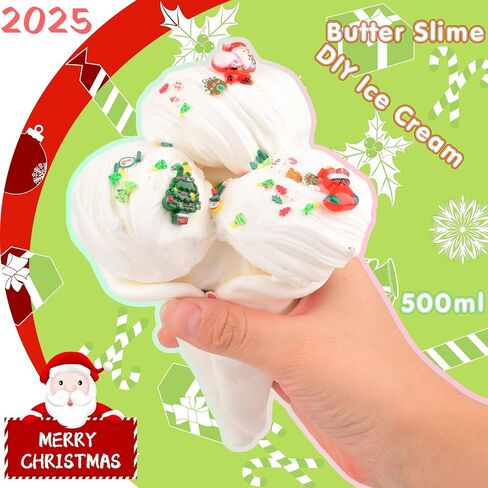 500ML Bucket of Clear Slime, Soft and Non-Stick, Great for Classroom Prizes, BirthdayGifts, Party Favors, and Perfect for Christmas Stocking Stuffer Gifts for Girls and Boys in Saudi Arabia