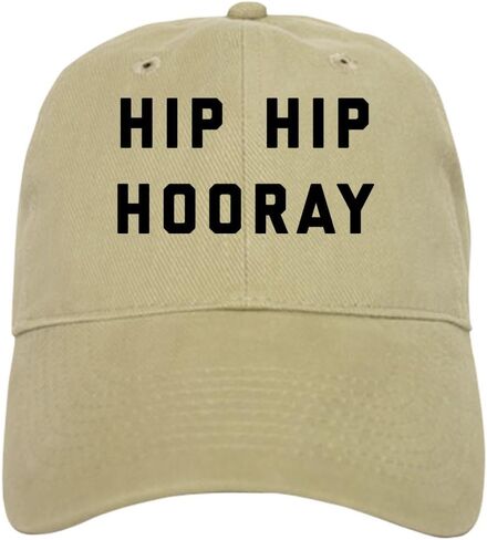 قبعة CafePress Hip Hip Hooray قبعة بيسبول قابلة للتعديل in Kuwait