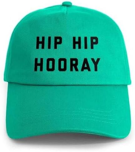 قبعة CafePress Hip Hip Hooray قبعة بيسبول قابلة للتعديل in Kuwait