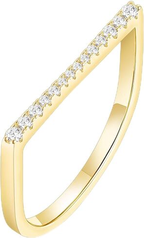 Monkton 2mm S925 الفضة الاسترليني خاتم قابل للتكديس مكعب زركونيا لذيذ الحد الأدنى خاتم الذكرى نصف تشيكوسلوفاكيا الخلود الفرقة للنساء هيبوالرجينيك حجم 4-11 in Saudi Arabia