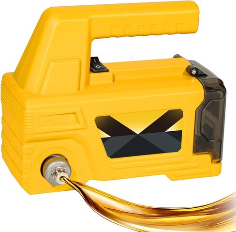 مضخة تغيير الزيت متوافقة مع بطارية Dewalt 20V MAX (البطارية غير متضمنة)، 120 وات، مضخة نقل السوائل الكهربائية ذاتية التحضير 300 جيجا في الساعة، لزيت المحرك وزيت المحرك والبحرية (ضمان لمدة 5 سنوات) in Kuwait