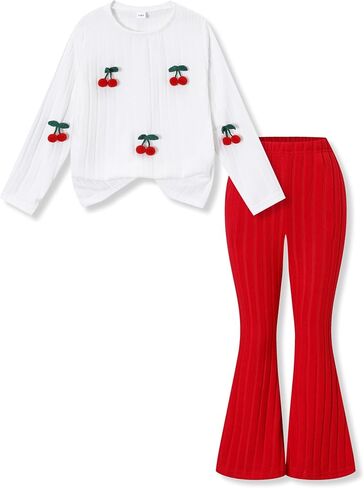 Girls Clothes Long Sleeve Hoodie Colorblock Sweatshirt + Pants 2PCS Girls Spring Fall Clothing Sets Outfits Set 9-14Y in Saudi Arabia