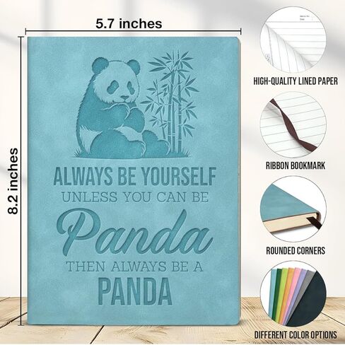 Inspirational Notebook Always Be Yourself Unless You Can Be Panda Writing Journal Gift for Panda Lovers-Blue in Saudi Arabia