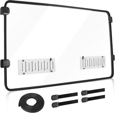 Vented Front Windshield Compatible with CFMOTO UFORCE 600 2021-2026 - Heavy-Duty PC Material, Anti-UV & Scratch Resistant, No-Drill Installation in Saudi Arabia