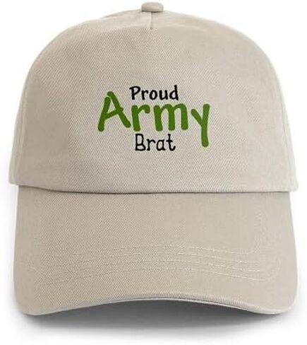 قبعة CafePress Proud Army Brat قبعة بيسبول قابلة للتعديل in Kuwait