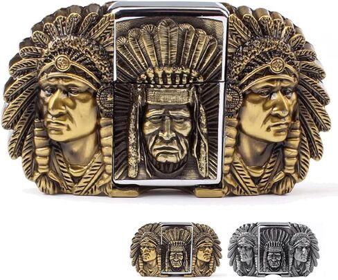 Poker Belt Buckle, Built- Hidden Ace of Spades Lighter lighter, Western Cowboy Spades Royal Flush Belt Buckles in Saudi Arabia