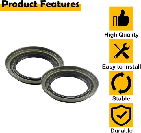 4Pcs 90316-69001 90312-95001 Front Wheel Hub Oil Seal Compatible with Toyota 4Runner 1996-2002, Tundra 2000-2006, Tacoma 1995-2004, Sequoia 2001-2007 in Saudi Arabia