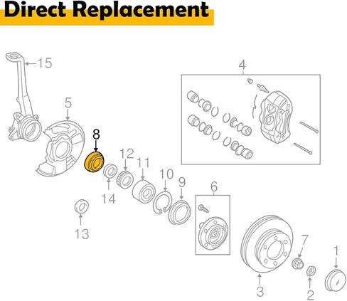 4Pcs 90316-69001 90312-95001 Front Wheel Hub Oil Seal Compatible with Toyota 4Runner 1996-2002, Tundra 2000-2006, Tacoma 1995-2004, Sequoia 2001-2007 in Saudi Arabia